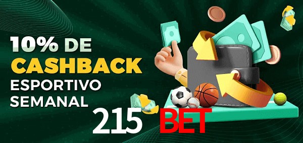 10% de bônus de cashback na 215 Bet