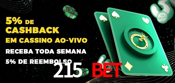 Promoções do cassino ao Vivo 215 Bet